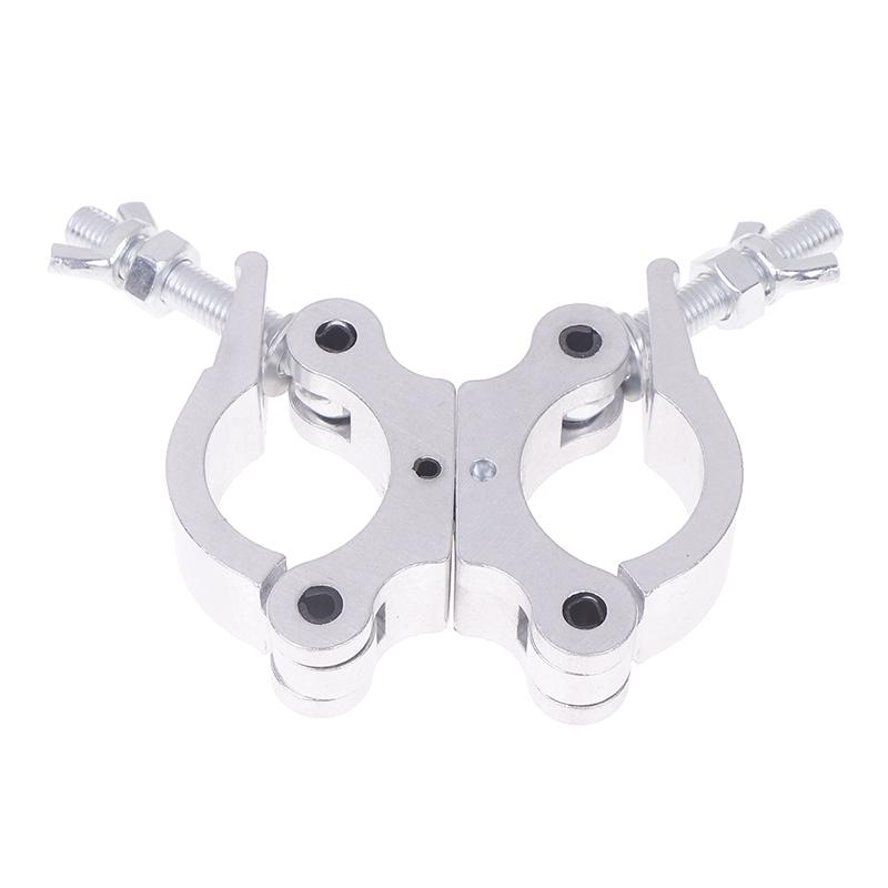 Aluminum Alloy Double Ring Buckle Stage Lights Clamp Clip Bracket 18-21Mm 38-52Mm Light Clamps Quick Release Lamp Hanger Hooks