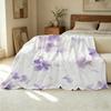 Lightweight Flannel Blanket – Soft Cozy Warm Throw with Neutral Tones, Perfect for Home, Halloween & Christmas Use