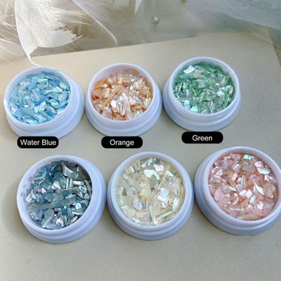 Yousheng 1 Box Nail Ornament Irregular Shape Shiny Effect Exquisite DIY Craft Nail Charm Rhinestone Multi-sized Glitter Nail 3D Decoration Accessories