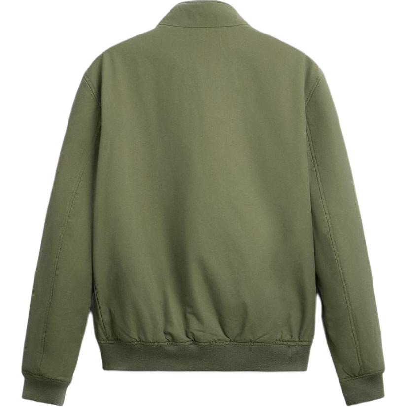 Zara Casual Blended Outdoor Work Jacket Men Jackets Khaki 6518350-505
