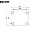 1 Set  Electric Guitar Neck Plates/Metal Guitar Neck Joint Plates Joint Reinforce Board/with Screws/for Replacement Guitar Part
