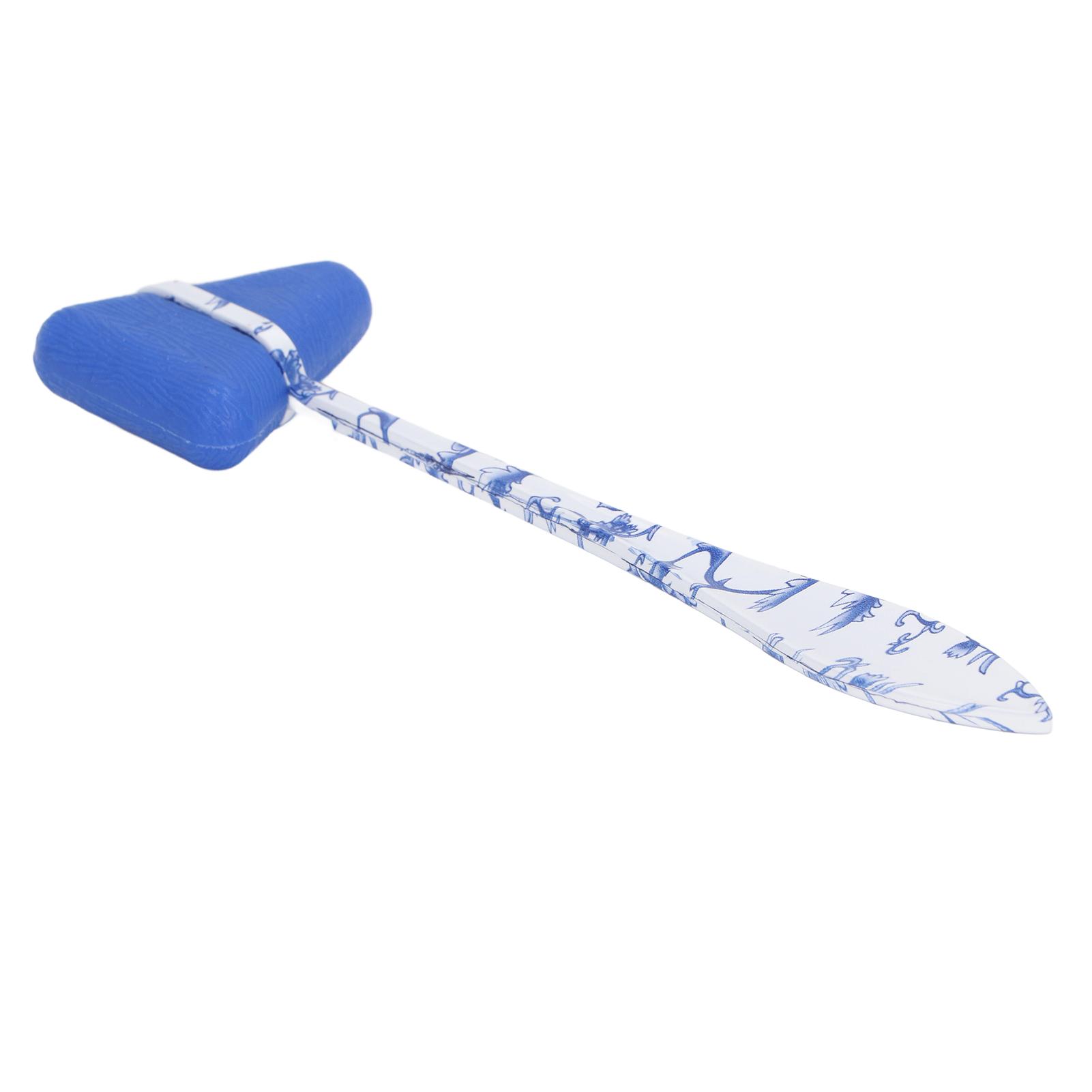 

Neurological Percussion Hammer Trilateral Shaped Zinc Alloy Handheld Diagnostic Massager Tool Sky темно-синий