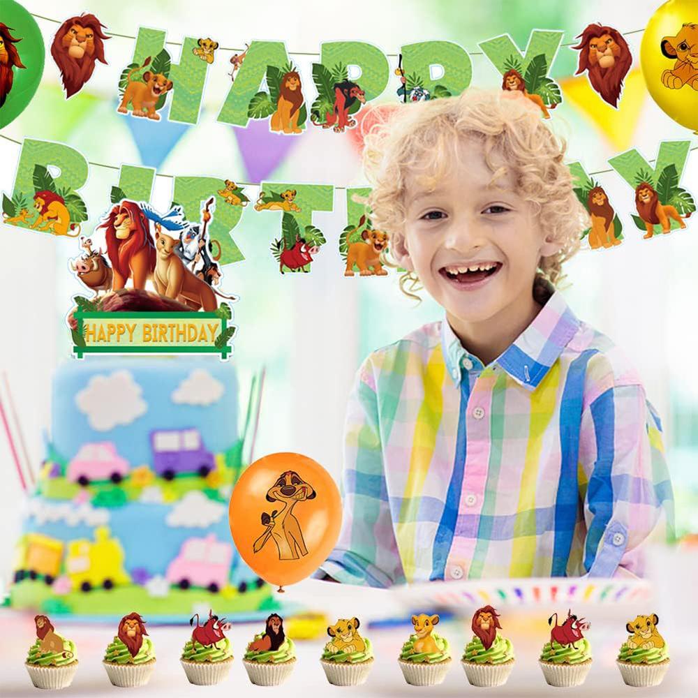 The Lion King Party Decoration Simyron Lion-Themed Party Supplies for Kids