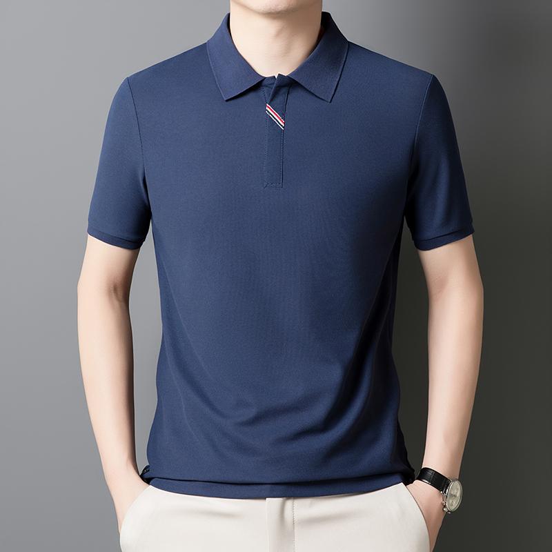 Men's Polo Shirt Lapel T-Shirt High End Quality Short Sleeve Summer Fashion Business Leisure Menswear Top