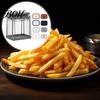 Vegetable Cutter for Potato French Fry Cutter, with Large-Capacity Visible Box, Stainless Steel Blades Kitchen Slicer Quick Press Cutting Tool,