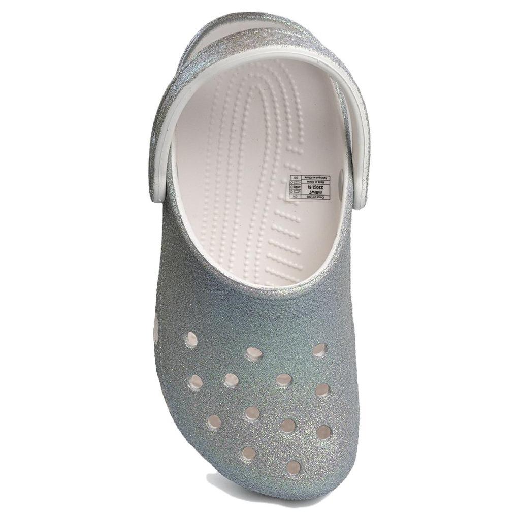 Crocs Clog Simple Comfortable Hole Shoes Unisex clogs Silver-Green 211005-100