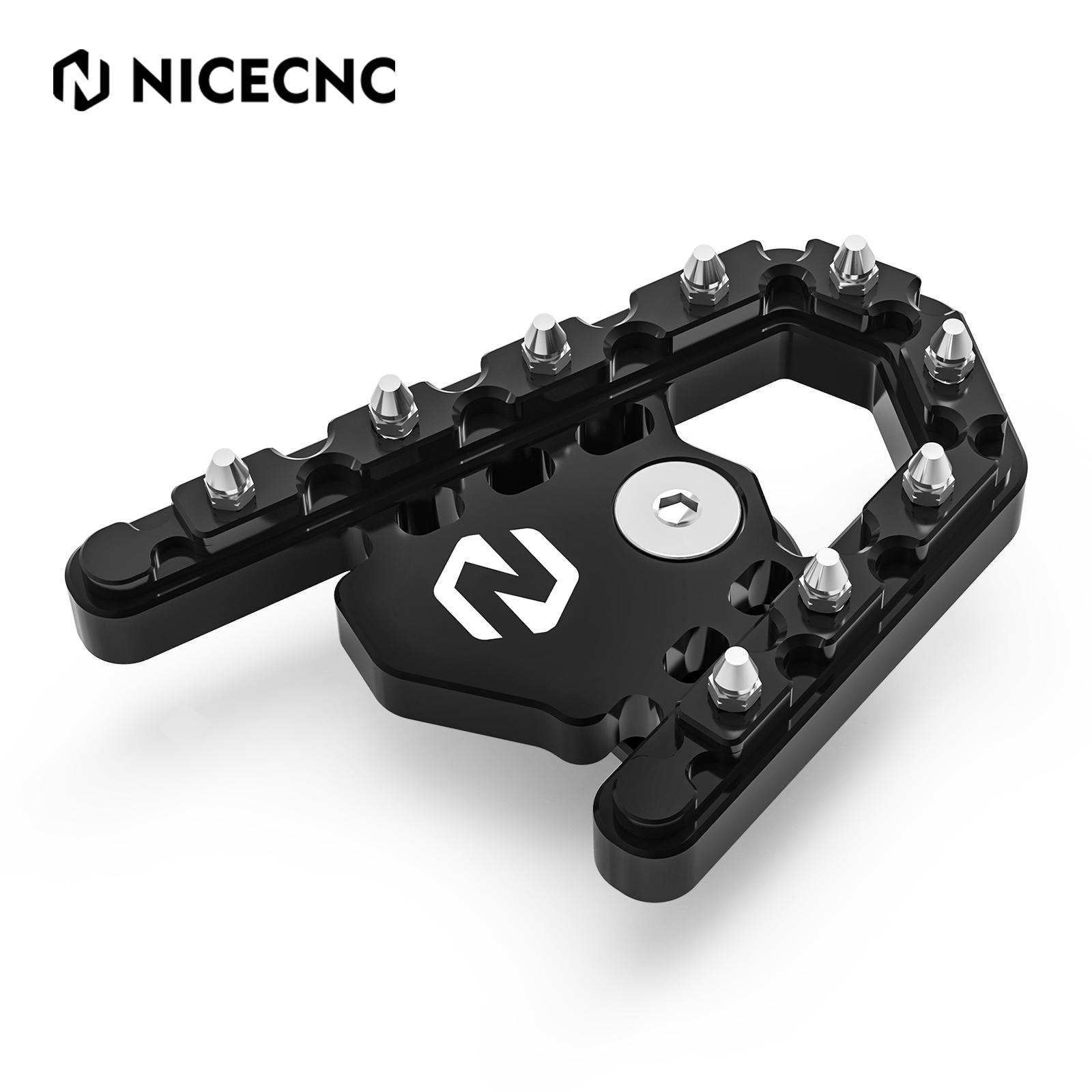 For BMW R1250GS R1200GS Enlarged Footpegs Footrest Brake Pedal Step Tip Plate R1250SG 2019 2020 21 22 2023 R1200GS 2013-2018 A-BL