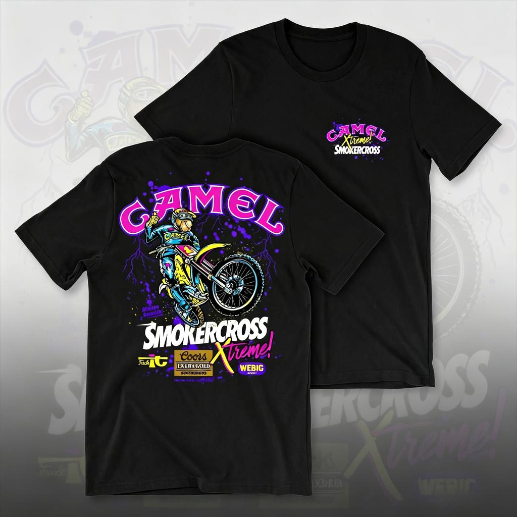 Retro Motorcycle Animal Graphic Print Unisex Vintage Cotton Oversized Tshirt Casual Streetwear Short Sleeve Tops For Men Women