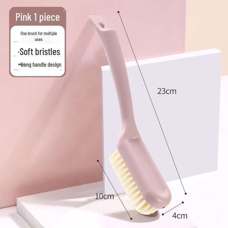 Soft Bristle Shoe Brush for Gentle Cleaning - Multi-functional Laundry & Shoe Washing Tool