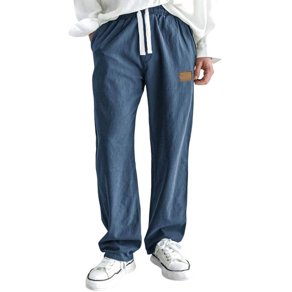 Men's Fashion Leisure Middle Waist Long Style Casual Pants