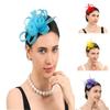 Brudhuvudbonad: Vintage Fjäderfascinator för Tebjudning, Hästkapplöpning, Dans, Festival och Evenemang