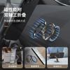 Foreign Trade Double-ring Magnetic Mobile Phone Holder MagSafe Magnetic 360-degree Rotating Desktop Ring Buckle Creative Three