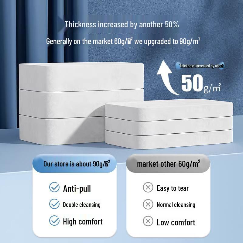 Thickened Disposable Compressed Face & Bath Towel – Travel-Sized Cotton Set