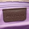 Used BVLGARI Logo Mania Tote Bag Tote Bag Canvas Leather Beige Brown Used Women