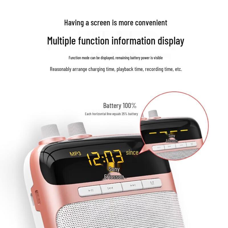 Saie S318 Little Bee Portable Voice Amplifier CN Plug (adapter Included)