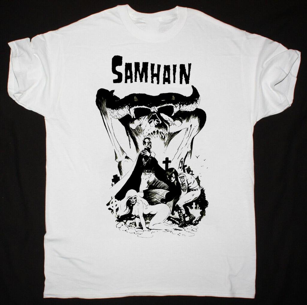Retro Samhain Final Descent Shirt Short Sleeve White Men Unisex S-5XL
