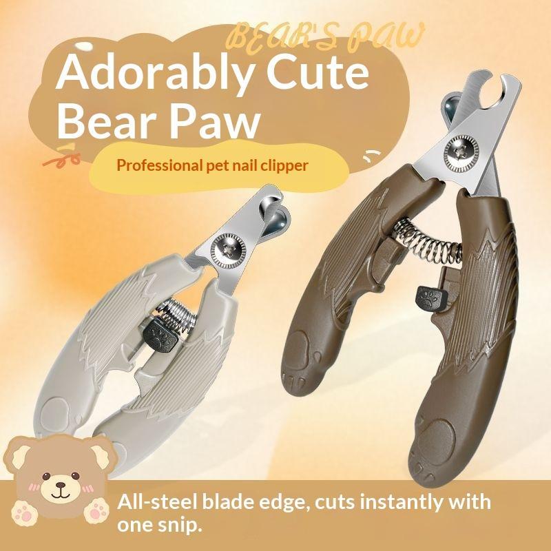 Stainless Steel Pet Nail Clippers Sharp Blade Anti Slip Handle For Grooming Cats Dogs Small Pets