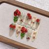 Handmade 3D Rose 2026 New Year Wearable Manicure Nails