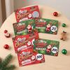 10/20Pcs Handwritten Christmas Scratch Off Cards Christmas Party Gift Vouchers Family Gathering