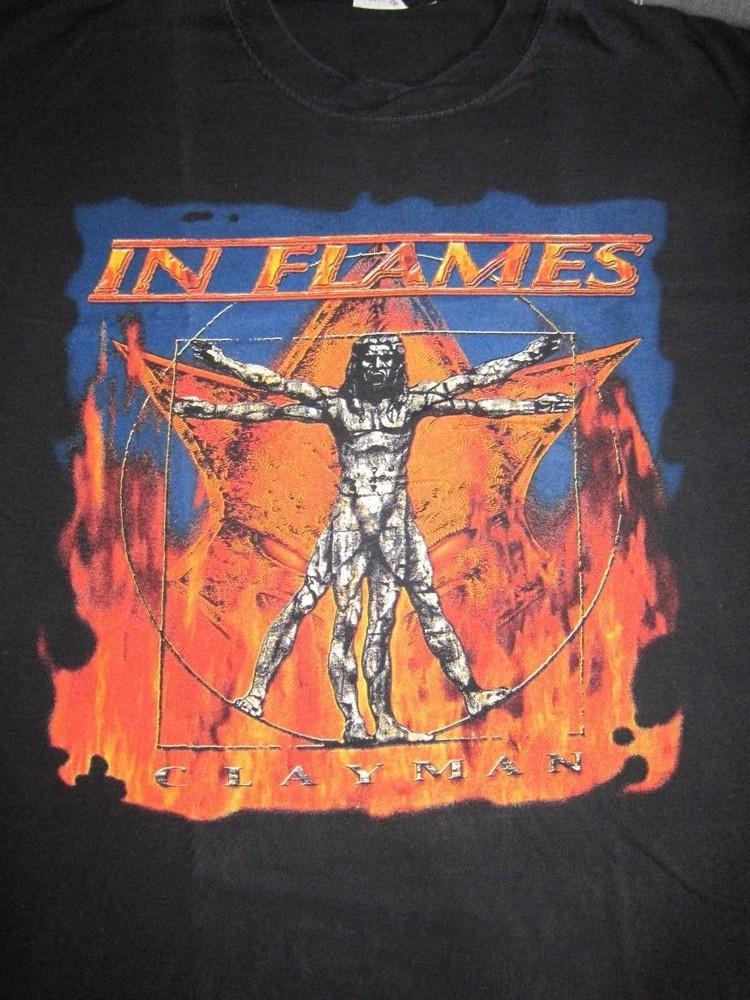 

Vintage In Flames Band Shirt Unisex Concert S to 5XL MQ322 Unisex T-Shirt XXL