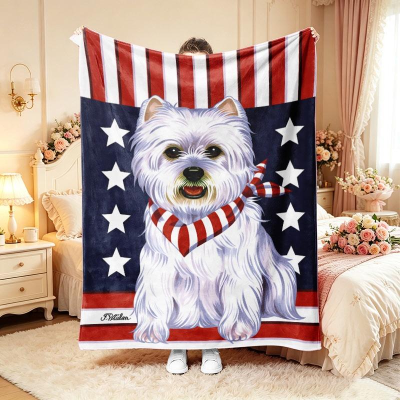Pătură Aruncată Portret Realist Ciobănesc German, Canapea Moale, Strat pentru Colțul de Lectură, Cadou Zi de Naștere, Aniversare, Casă, Casual, Zilnic, Suvenir