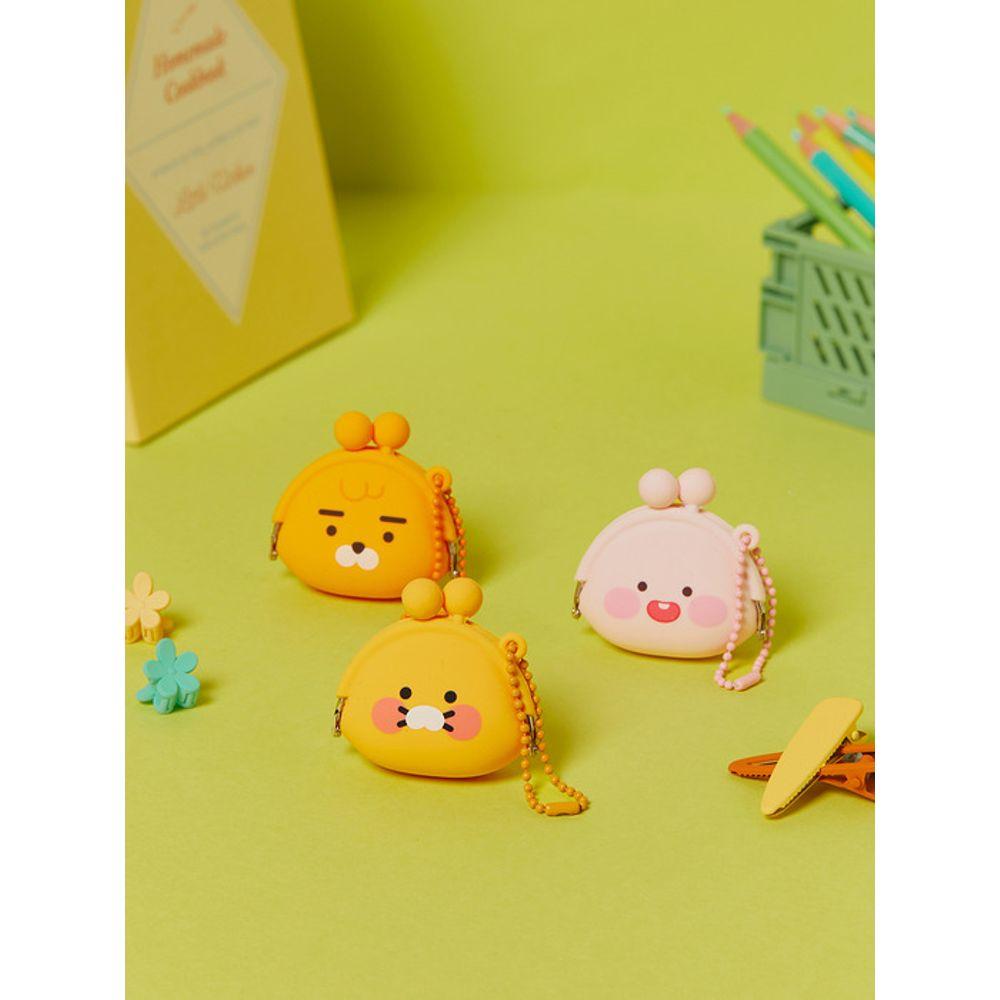 Kakao Friends Silicone Mini Pouch Keyring_Little Ryan