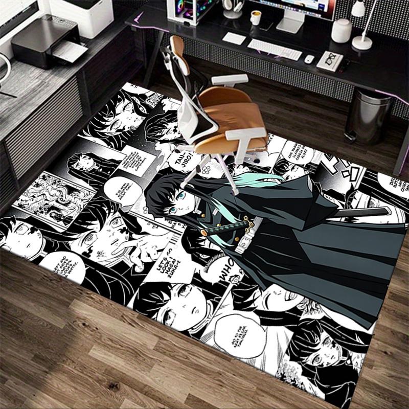 Dark Hero'S Carpet For Playroom Bedroom Living Room Sofa Home Decorkids Game Area Rug Nonslip Floor Mat