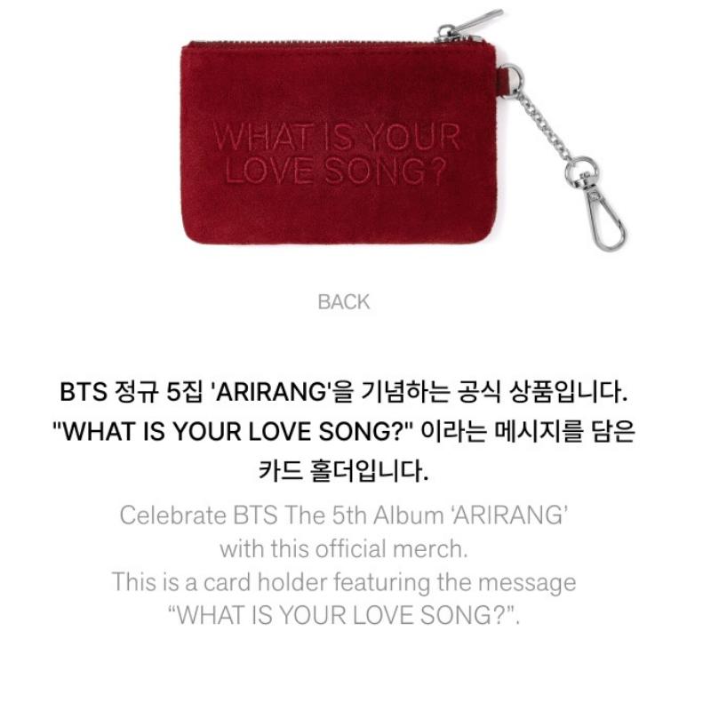 [pre-order]BTS Card Holder