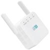 300M Repeater with Double Antenna Signal Amplifier Range Extender White 100?240VUS Plug