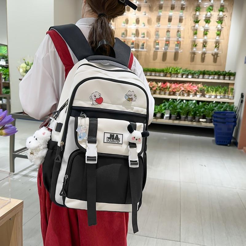 Junior School Bag Women's Large Capacity Lightweight Backpack