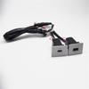USB-A QC3.0 USB-C PD Fast Charger Socket Panel Mount For Ford Focus MK2 2005-09