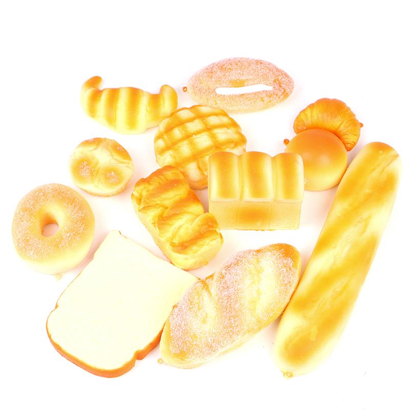 1Pc Simulation Pu Bread Toast Donuts Slow Rising Squeeze Stress Relief Toys