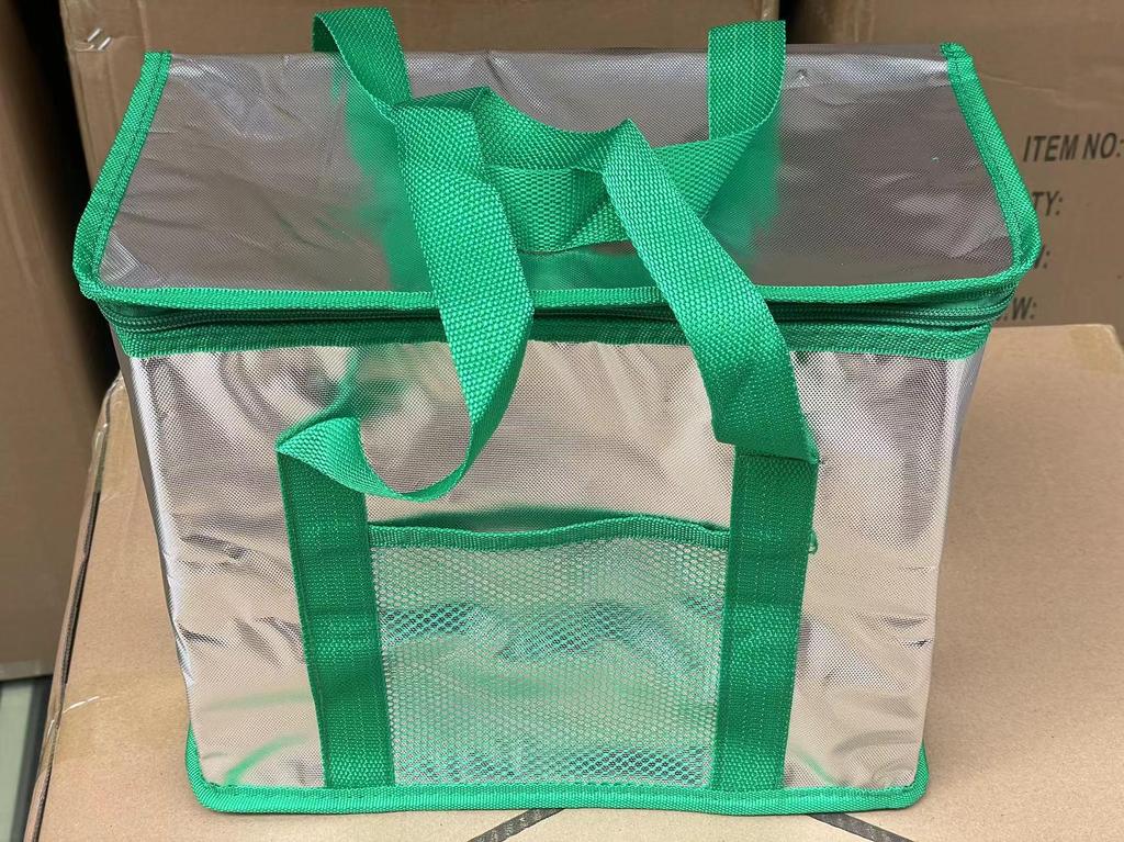 Portable Aluminum Foil Insulated Lunch Bag for Outdoor Picnic