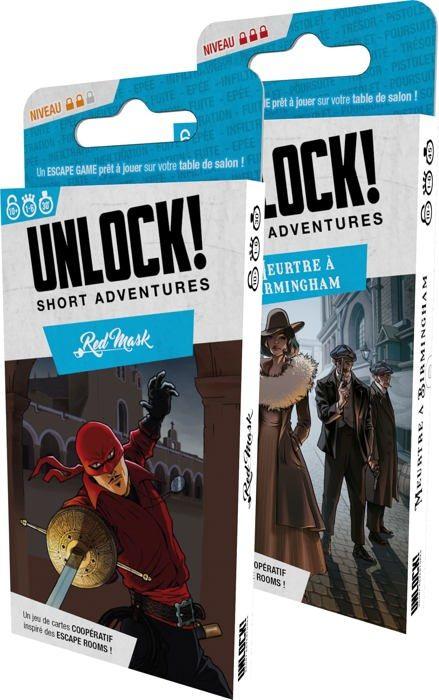 Jeu De Société - ASMODEE - SCUNLSHPACK04FR - Aventures Courtes - 2 Niveaux De Difficulté - Transportable