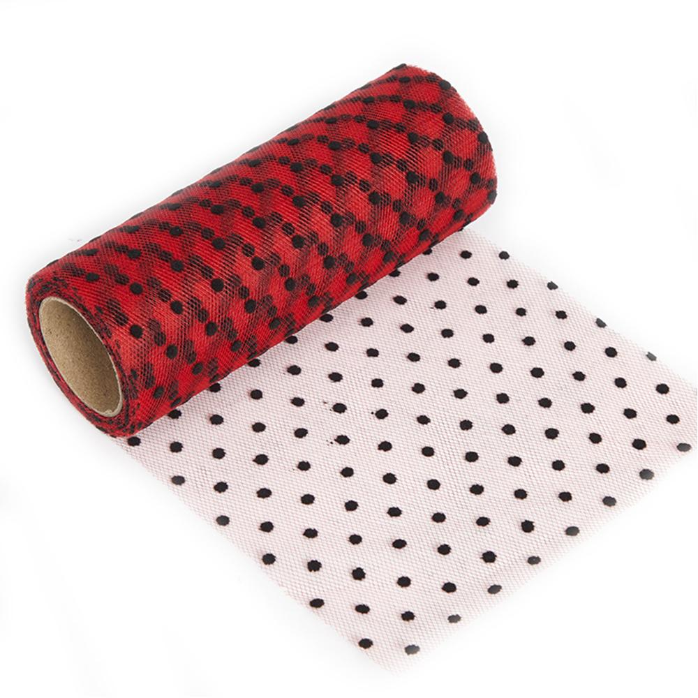 6" X 10 Yards Dots/Sequin/Glitter Tulle Rolls For Tutu Dress Gift Wrapping Wedding Decoration DIY Party Backdrop Ribbon Supplies