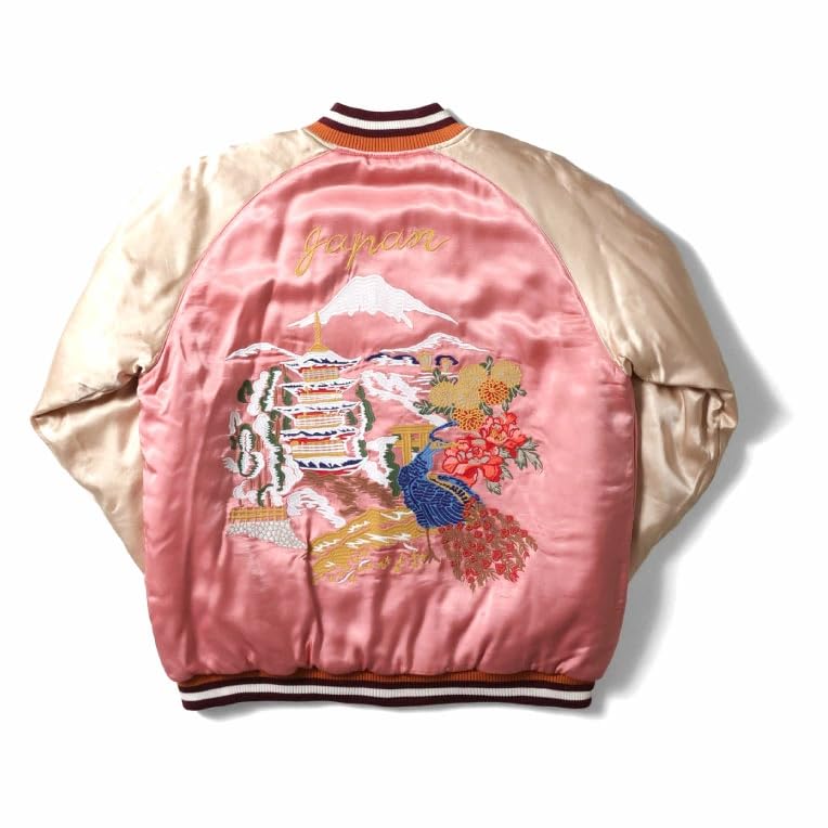 HOUSTON Reversible Souvenir Jacket 51391 (Japan) (XL, Pink)