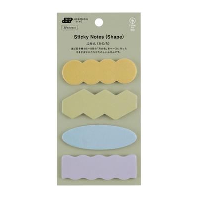 Hobonichi Notebook TSUKI No IRO Sticky Notes (Shapes) | Planner Accessories