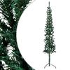 VidaXL Demi Sapin de Noël Artificiel Mince avec Support Arbre de Noël Décoration de Vacances Ornement de Fête Salon 344601