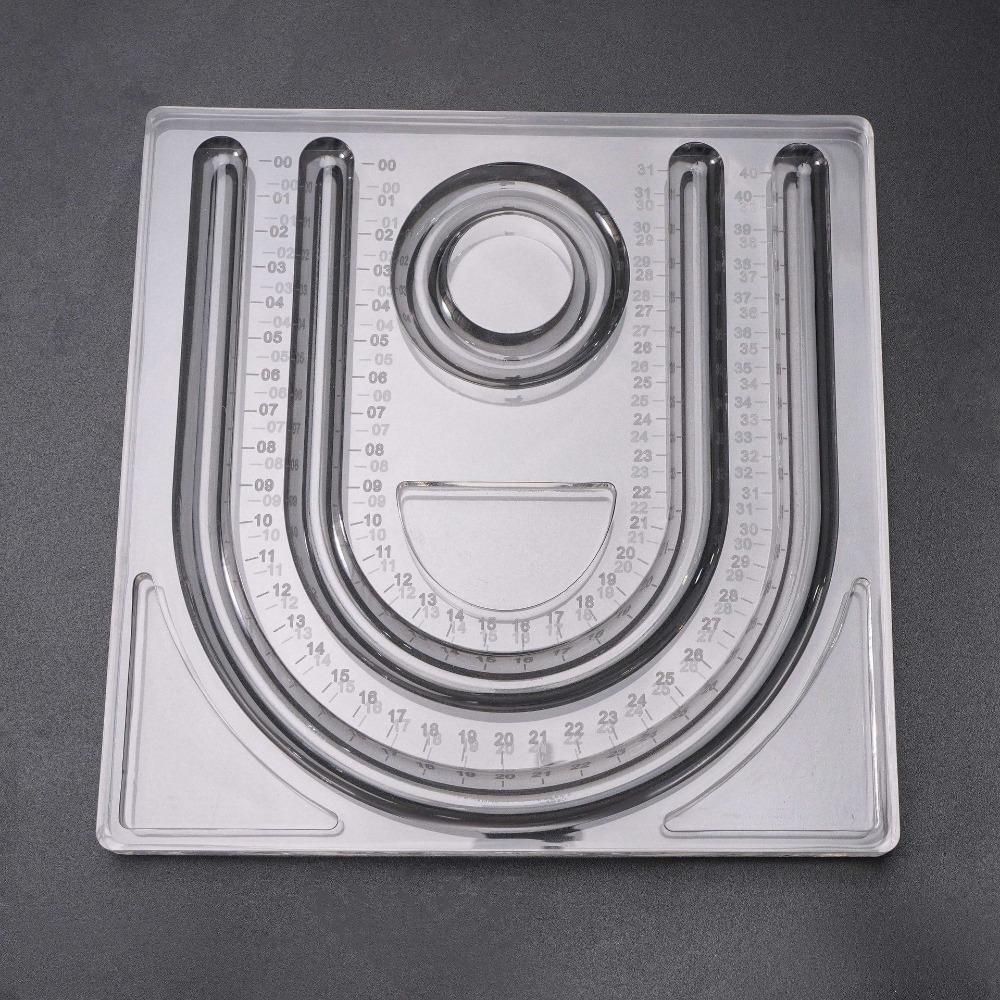 Multiple Grooves Bracelet Beading Board Acrylic Jewelry Making Tray  Jewelry Designers