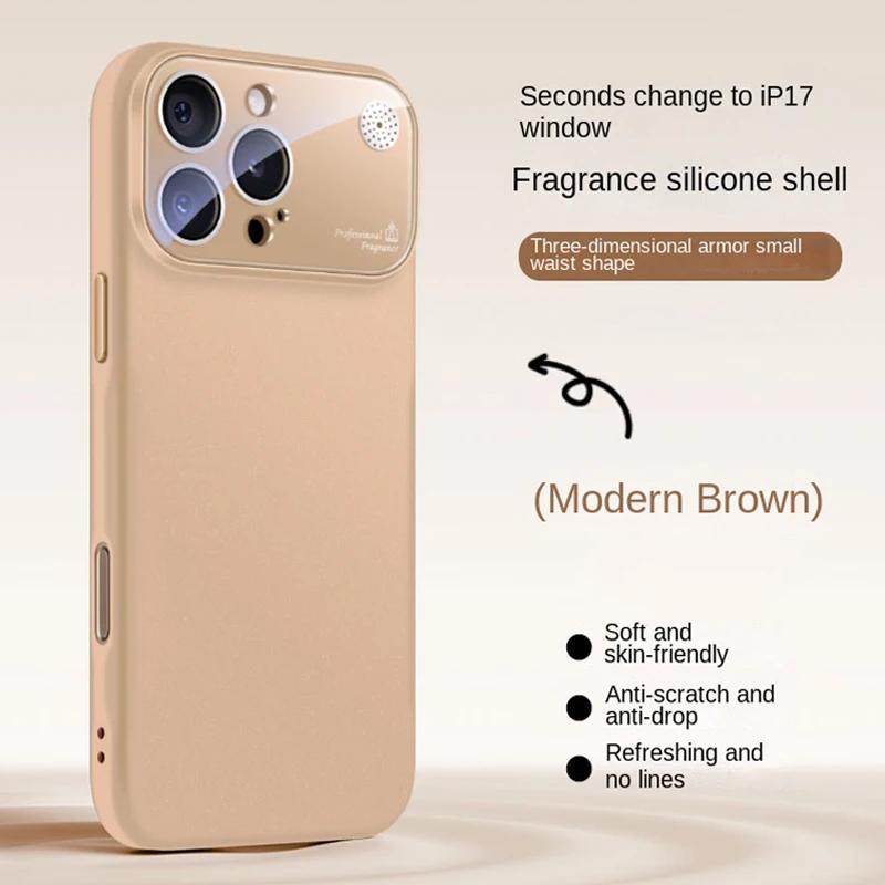 New Fragran Liquid Silicone Phone Case For iPhone 17 Pro Max 16 15 Plus 14 13 12 11 Cover Instantly Transformed Into 17 Series