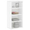 vidaXL Beistellschrank ODDA Weiß 40x24x79 Cm Massivholz Kiefer