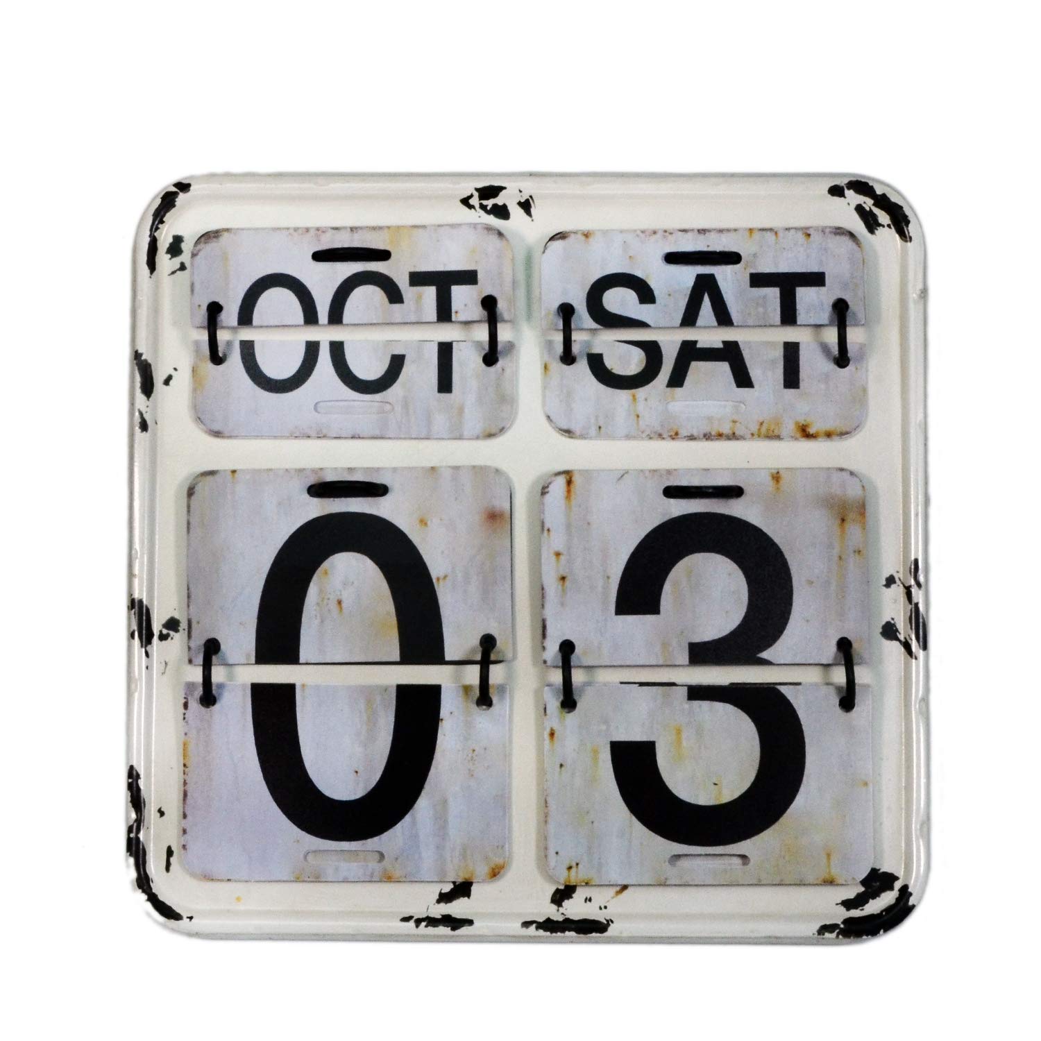 

American [USA Design] Calendar, daily, cafe, garage, industrial, vintage, biker, interior, sign, WH; AVCA-011