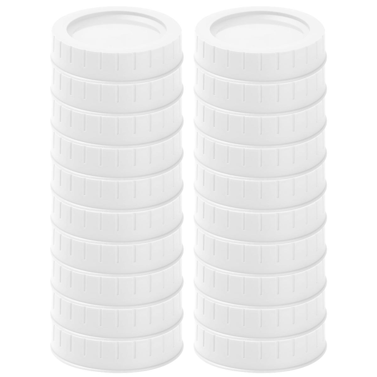 

20/60Pcs Mason-Jar Lids Leak-proof Sealing Mason Canning Drinking Jars Lid Covers Storage Caps Replacements Kitchen Accessories