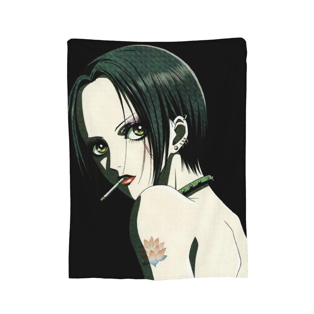 Nana Anime Manga Blankets Flannel Autumn/Winter Portable Super Warm Throw Blanket for Bed Office Bedspread