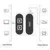 USB Printer Switch HUB 2 Port Printing Switcher Box 2 Input 1 Output Cable Splitter for Two Computers Share Printer USB Adapter