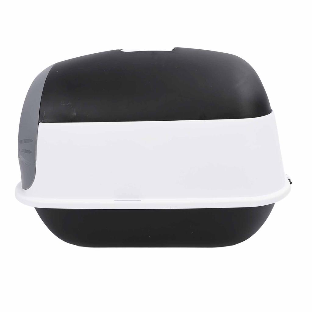 Enclosed Plastic Litter Box Extra Large Odor Resistant Easy Cleaning Covered Kitty Litter Box with Scoop for Indoor Cats