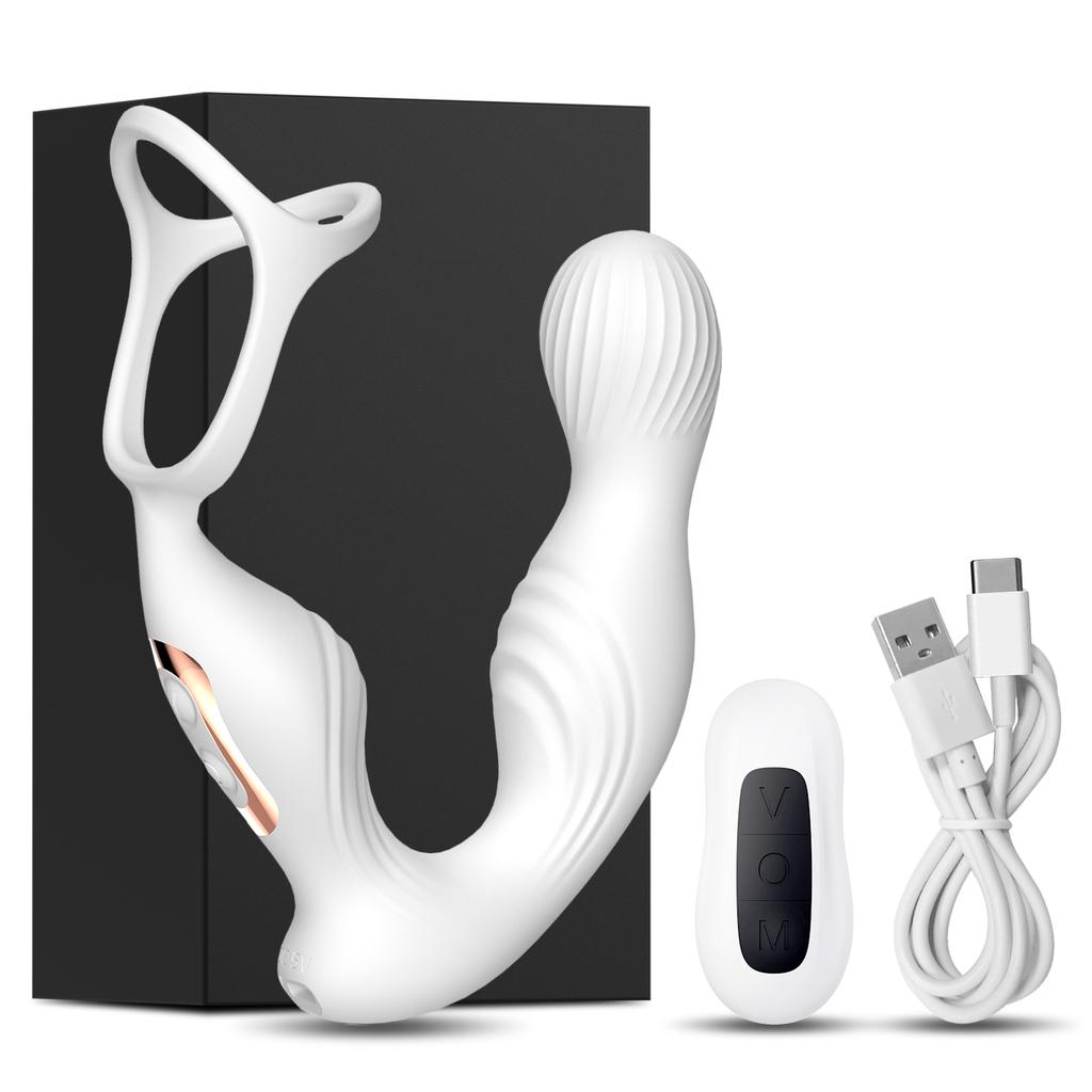 Anal Vibrator Male Sex Toys for Men Prostate Massager With Penis Ring Remote Anal Toy Adults Product Butt Plug for Women Gay