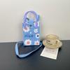 Mobile phone bag flower knitted bag niche versatile shoulder messenger bag trendy tote bag flower knitting