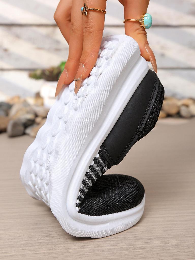 Women's Slip-on Breathable Mesh Casual Shoes - Lightweight, Non-slip Walking Footwear