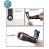 Clip-On 12X Optical Zoom Hd Telescope Camera Lens For Universal Mobile Phone